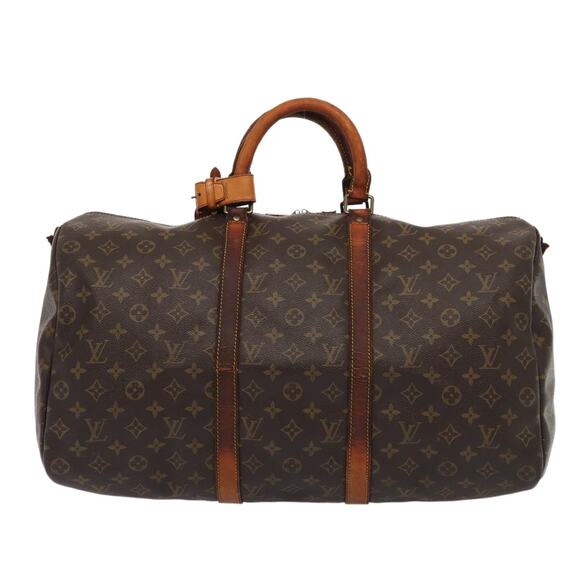 LOUIS VUITTON Monogram Keepall Bandouliere 50 Boston Bag M41416 - Picture 13 of 16